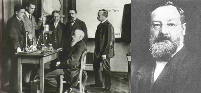 Wilhelm Wundt (seated at left) and Edward Titchener (right) helped create the structuralist school of psychology. Their goal was to classify the elements of sensation through introspection.